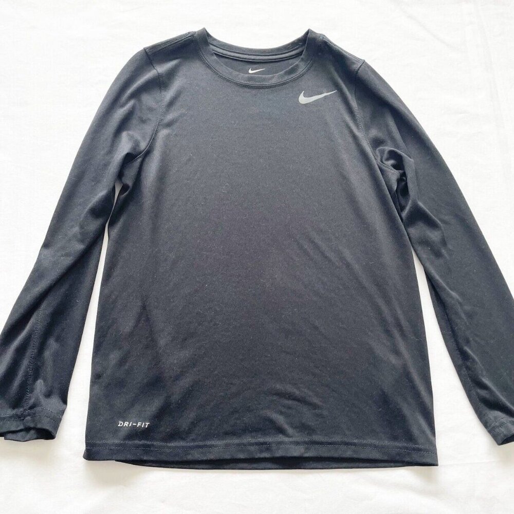 Nike Black Youth Activewear Shirt Size M